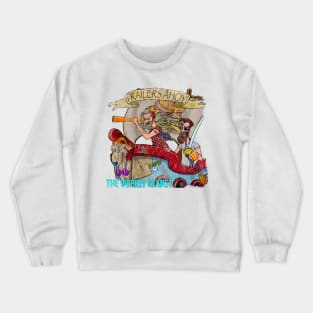 Distressed trailers Ahoy Crewneck Sweatshirt